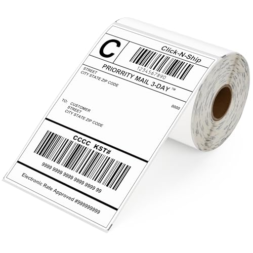 LLIKED 7,500 4"x 6" Direct Thermal Shipping Labels with 250 Labels/Roll - size: 30 Rolls