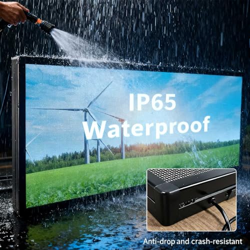 Programmable LED Sign P3 Full Color Video Display Digital Advertising Board - size: P3 40"x25" Indoor/Outdoor
