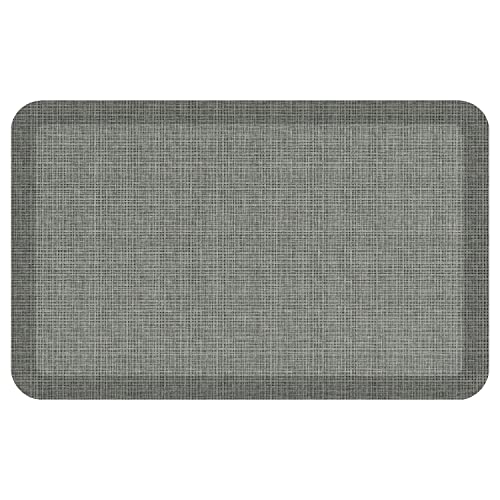 NewLife by GelPro Decorative Foam Floor Mat, 20" x 32", Tweed Grey Goose - color: Tweed Grey Goose, size: 32"L x 20"W x 0.8"Th
