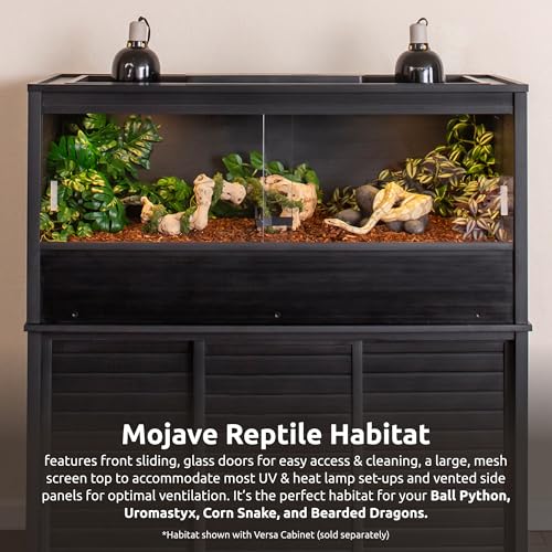 New Age Pet® ECOFLEX® 48" Mojave Reptile Enclosure, Large, Black - color: Black, size: Large