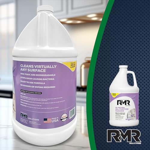 RMR All Natural All-Purpose Cleaner - Non-Toxic, Rinse-Free Multipurpose Cleaning Supplies, Biodegradable 1 Gallon Bottle, Modern Botanical Scent (Pack of 2) - size: 128 Fl Oz (Pack of 2)