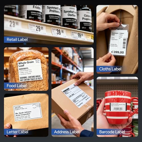 iDPRT iD880 Industrial Label Maker Supports 1" - 4.64" Wide Labels
