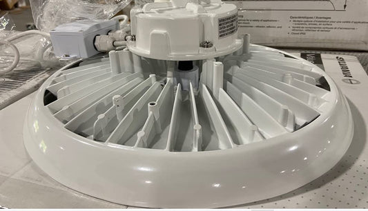 Sylvania 62076 - UFOHIBA2A/200UNVD850/WH Indoor Round UFO High Low Bay LED Fixture