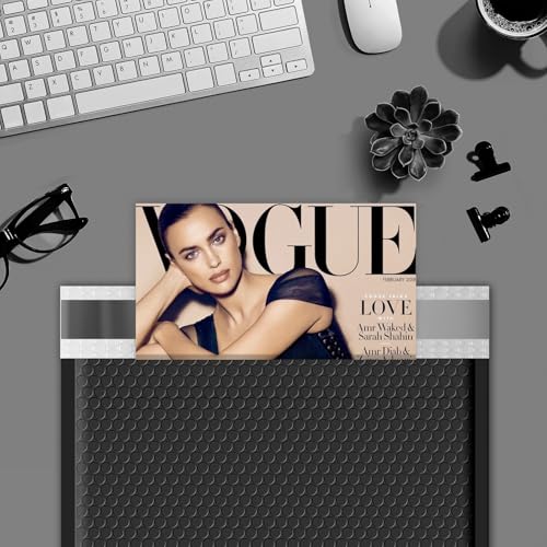 Fuxury Black Bubble Mailers 12x15" Large Self Seal Padded Envelope 40 Pack - color: Black, size: 12x15" 40PC