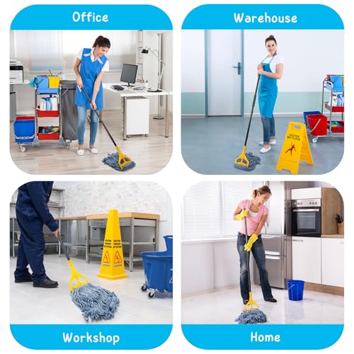 Commercial Mop for Floor Cleaning, 59'' Heavy Duty Industrial Cotton Mops - size: 59in