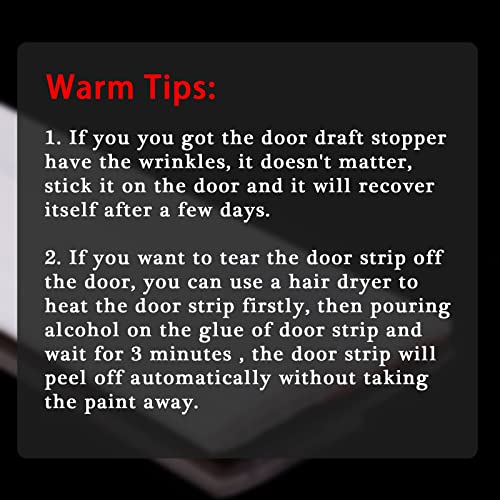 Suptikes Door Draft Stopper Under Door Seal for Exterior/Interior Doors, Door Sweep, Soundproof Door Bottom Weather Stripping, 2 Inch W x 39 Inch L, Brown - color: Brown