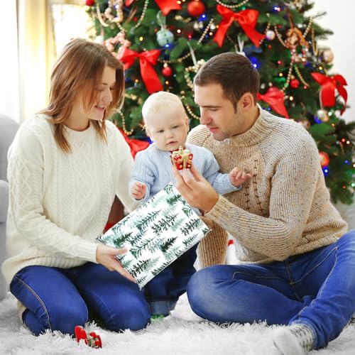 JarThenaAMCS 100Pcs Christmas Poly Mailers 10 x 13 Inch Winter Green Xmas Tree Packaging Bags Self Sealing Mailing Envelope Bags for Small Business Clothing - style: Winter Green Tree