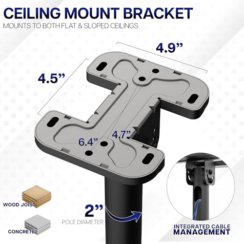 VIVO Back-to-Back Dual TV Ceiling Mount, 43-86 inch Screens, MOUNT-VC286-5 - size: Dual Mount