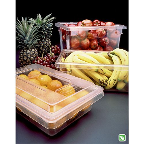 Rubbermaid Commercial Products-Food Storage Box/Tote, 21.5 Gallon, Clear, for Restaurant/Kitchen/Cafeteria - color: Clear, size: 21.5 Gal, style: Container