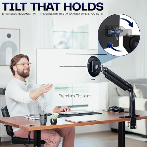 VIVO Ultrawide Monitor Desk Mount, USB, up to 49 inch Screens, STAND-V100HU - style: Classic + USB