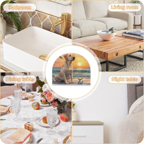 Custonm Picture Napkin Holder for Table Acrylic Tissue Dispenser - color: Custom Picture