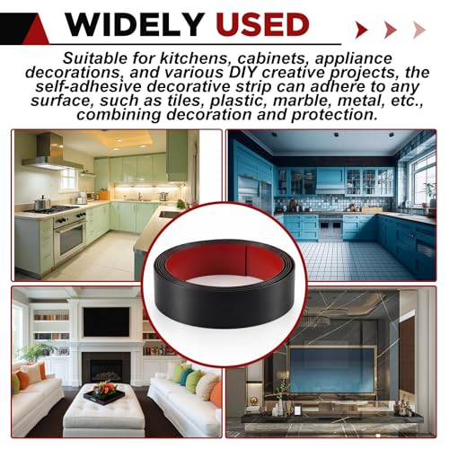 1 Pack 4 x 240 Inch Stainless Steel Kick Plate, Black - color: Black, size: 4 x 240 Inch