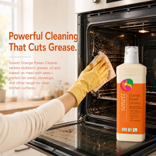 Sonett Orange Power Cleaner, Concentrated Degreaser, 1-Pack (17 Fl Oz)