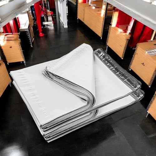 iMBAPrice 200 9x12 White Poly MAILERS ENVELOPES Bags 9 x 12 - color: White, size: 9" X 12"