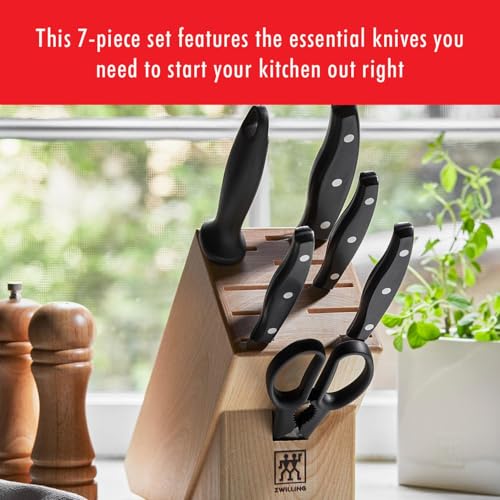 Zwilling Twin Signature 7-Pc Knife Set, Friodur Ice-Hardened Blades - size: 7-pc
