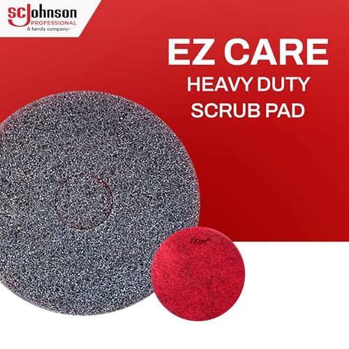 SC Johnson Professional EZ Care Heavy Duty Scrubbing Pad 16" Dia, case of 5