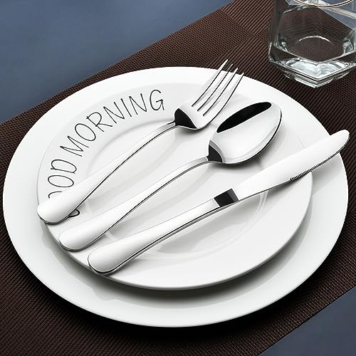 Silverware Set for 8, 40 Piece Stainless Steel Flatware Utensil Cutlery Set - size: 40 Piece, style: Modern