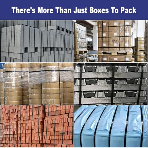 Banding Strapping Kit with 5/8" x1100 ft Polyester Band PET Strapping Roll - color: Black, size: B-PET-kit 5/8"x1100'(Not Included Tools)