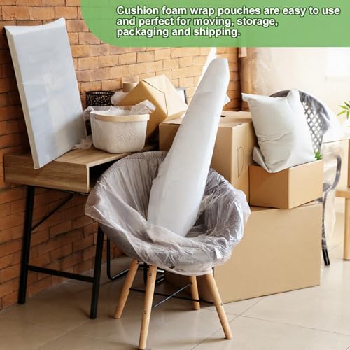10 Pcs 18 x 26 Inch Foam Packing Pouches, Packing Foam Moving Supplies - color: Single Size, size: 18 x 26 Inch