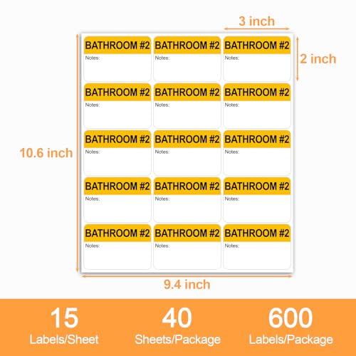 600 Writable Stickers 2” x 3” Each,20 Designs Pre-Printed Color-Coded Home Moving Packing Box Labels with Fragile, Extra, Heavy Labels - color: Movingcolorcoded