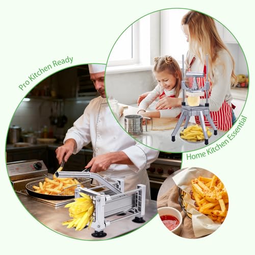 6 Wedge Slices Replacement Chopper Blade, 420j2 Stainless Steel Interchangeable Blade & Pusher Block Set for Commercial Vegetable Dicer Fruit Cutter - size: 6 Wedge Slices Replacement Blade
