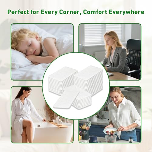 60-Pack Humidifier Aroma Pad Compatible with Dreo HM306, HM311/311S, HM512S/612S, HM524, HM713, HM713S/813S and HM717S Humidifiers, Non-Woven Fabric, Diffuse Fragrances