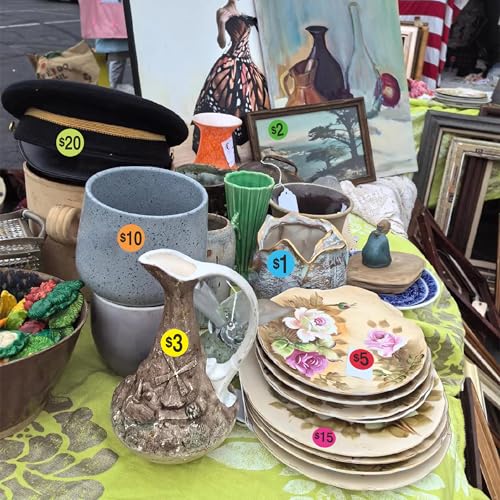 Garage Sale Price Stickers, 2040 Pcs Yard Sales Sticker 3/4" Tags Labels
