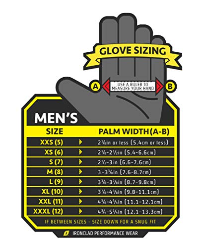 Ironclad HEATWORX HEAVY DUTY FR; Fire Resistant Gloves, handle hot items – up to 600°F (315 °C), (1 Pair), Size Medium (HW6XFR-03-M) - size: Medium (Pack of 1)