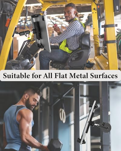Magnetic Tablet Holder with Aluminum Arm for Metal Surfaces