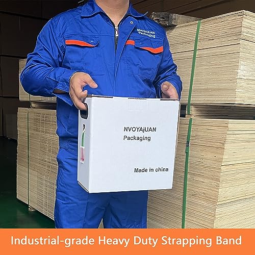 5/8" x.034 x1000ft Polyester (PET) Strapping Roll Pallet Packaging Poly Banding Plastic Packing Rope Green 1450lbs Break Strength - size: 5/8”x1000’