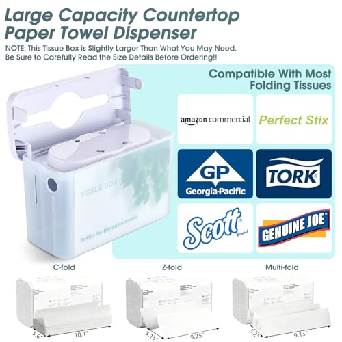 Multifold Paper Towel Dispenser Countertop