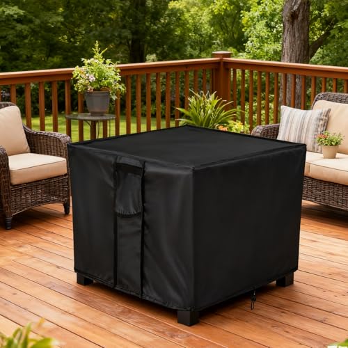 Fire Pit Cover Square - 23"L x 23"W x 20"H - size: 23"L x 23"W x 20"H