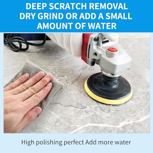 Diamond Polishing Pads Set 4 Inch Tile Wet Dry Polishing Pads Kit - size: 4-INCH