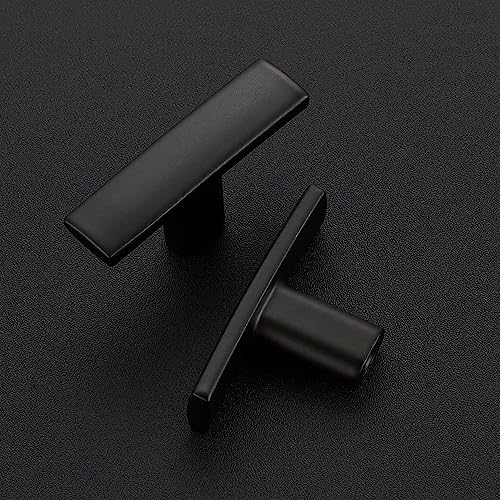 5 Pack Black Cabinet Knobs, 2in Length Curved Bar Drawer Pulls - color: Matte Black, size: 5 Pack, style: Curved