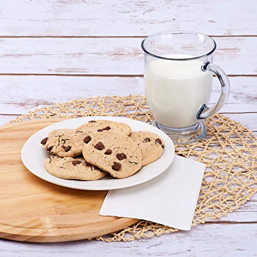 Karat Interfold Napkins - 2 Ply, White, Perfect for Restaurants and Cafes, Fits Most Dispensers, Made from Renewable Resources, Case of 6,000