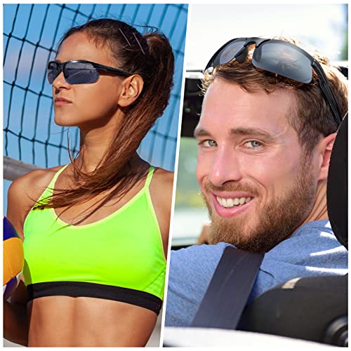 Kathfly 36pcs Safety Glasses Work Scratch Resistant Glasses,Black and White - color: Black and White