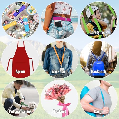 Cotton Webbing 1 inch 1.5 inch 2 inch Webbing Tote Strap Canvas Straps for Bags, 10 25 50 3.3 Yards Cotton Polyester Webbing - color: Blue, size: 1 Inch x 25 Yards