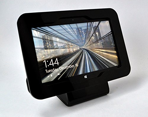 Security Anti-Theft Acrylic Case for MS Surface Go Used as Kiosk, POS, Store, Show Display. Configured as VESA, Wall Mount, Desktop Stand (White, Desktop Stand)