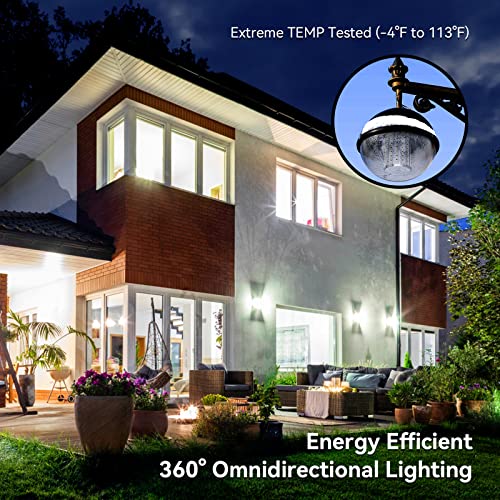 FanNicoo 2 Pack 500W Equivalent LED Corn Light Bulb 5500 Lumen 6500K 60W Large Area Cool Daylight White E26/E27 Medium Base for Outdoor Indoor Garage Warehouse Factory Workshop Street Backyard - style: (Daylight White)Blue Light body