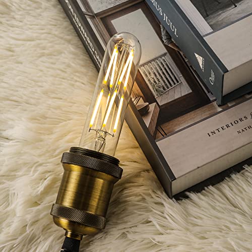 T10 Led Bulb 8W Dimmable E26 Led Tubular Bulbs Soft White 3000K E26 - color: 8w=75w Soft White 3000k 3p