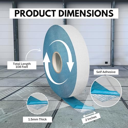 DuraMark RPT-750 Reflective Pavement Marking Tape, White, 2 in x 108 ft - color: White, size: 2 Inch x 108 Ft