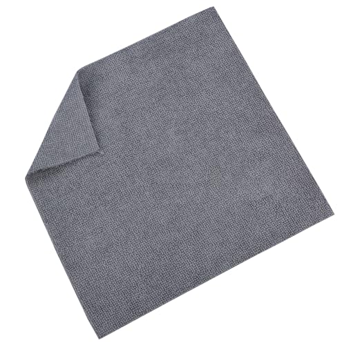 Microfiber Cleaning Cloths Roll 50-Pack Reusable Paper Towels for Car Wash Supplies Ultra Absorbent Kitchen Dish Rags House Window Cleaning Cloths Lint Free Tear Away (Dark Gray) - color: Dark Gray