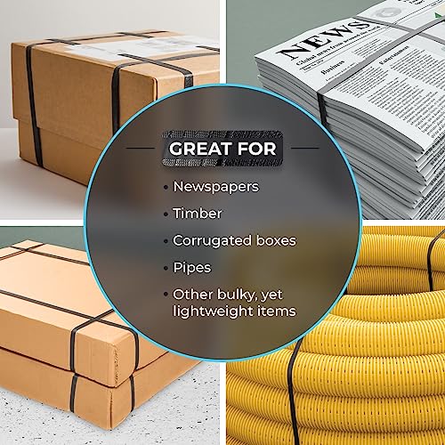 IDL Packaging Refill for 1/2" HD Polypropylene (PP) Strapping Kits for Packaging Strapping - 1/2" x 7200' Polypropylene Strapping Roll of 16" x 6" Core Size and 1000 of 1/2" Open Seals - size: 16" x 6" Core Coil + 1000 Seals, style: 600 lbs Break Strength