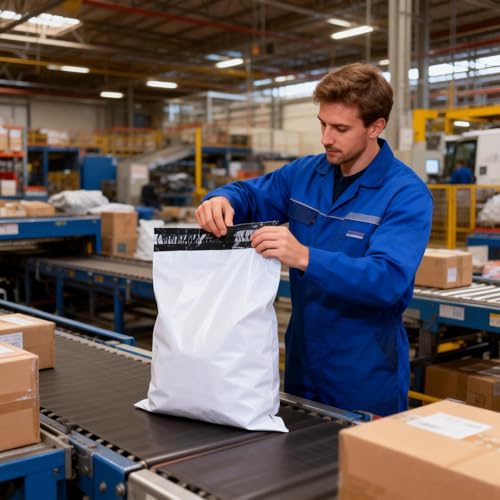 10"x13" Poly Mailers,White Shipping and Envelope Bags Pack of 30 - color: White, size: 10"x13"