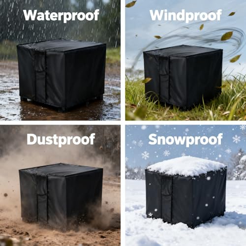 Fire Pit Cover Square - 22"L x 22"W x 20"H - size: 22"L x 22"W x 20"H