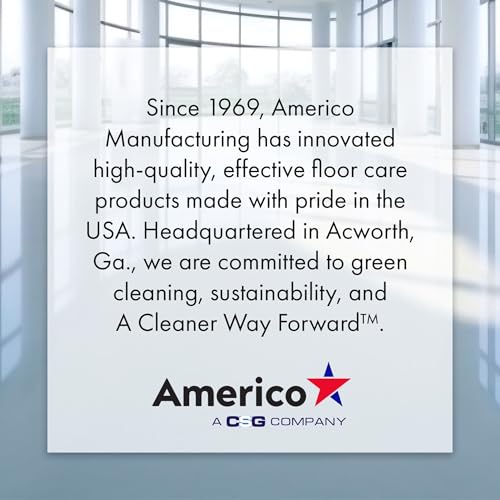 Americo Black Diamond Green Polishing and Daily Maintenance Floor Pad, 20" Diameter, 3000 Grit, 2 Pads/Case, Made in the USA - size: 20"