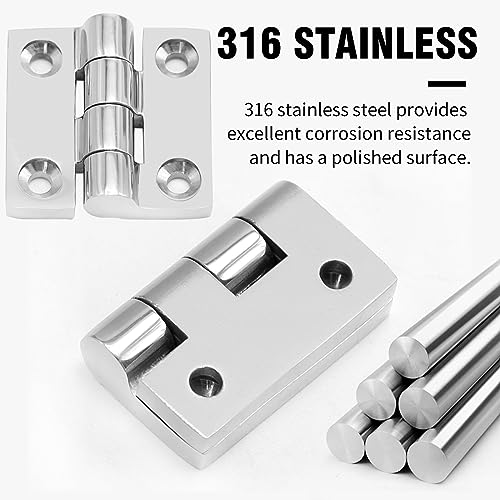 EATAKWARD Heavy Duty Boat Hinges Stainless Steel Marine Grade