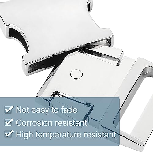 CooBigo 10 Pack Bulk Dog Collar Hardware Metal Buckle 1 inch Webbing Backpack Buckle Replacement Backpack Strap Kit Prong Collar Clip Buckles(4 Colors) - color: 10pcs 1" Mixed