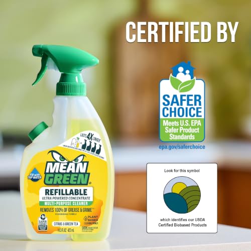 Mean Green Multi-Purpose Cleaner Concentrate, Citrus Green Tea, 2 Pack - size: 14.3 Fl Oz (Pack of 2)