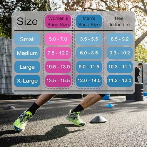 CWVLC Cushioned Compression Sport Quarter Socks for Men Women Youth - color: 4-pairs Black, size: X-Large